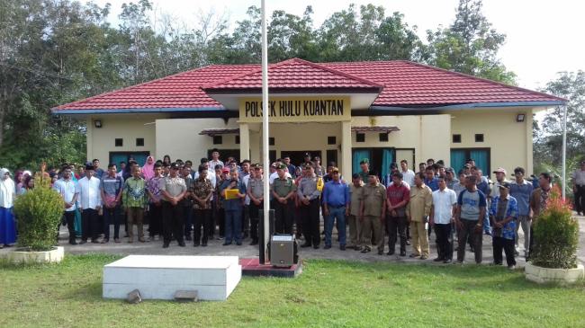 Kuansing Libatkan 1.332 Linmas dalam Pengamanan Pilgub Riau 2018